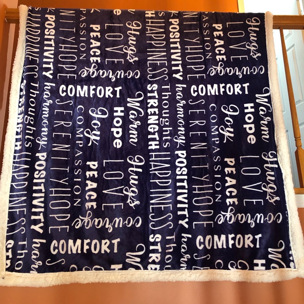 Comfort Plush Purple Blanket